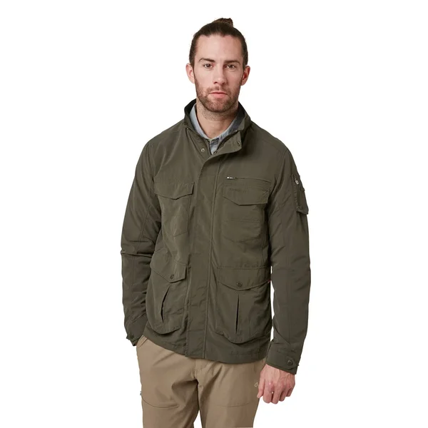 Craghoppers Mens NosiLife Adventure II Jacket Woodland Green XL