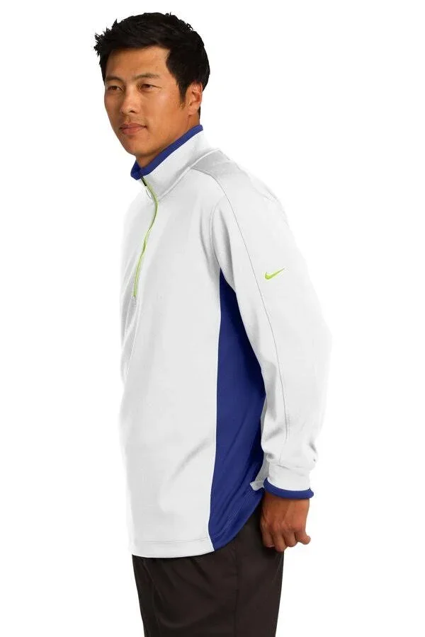 Nike Dri-Fit 1/2-Zip Cover-Up. 578673 (White/Deep Royal/Volt) L
