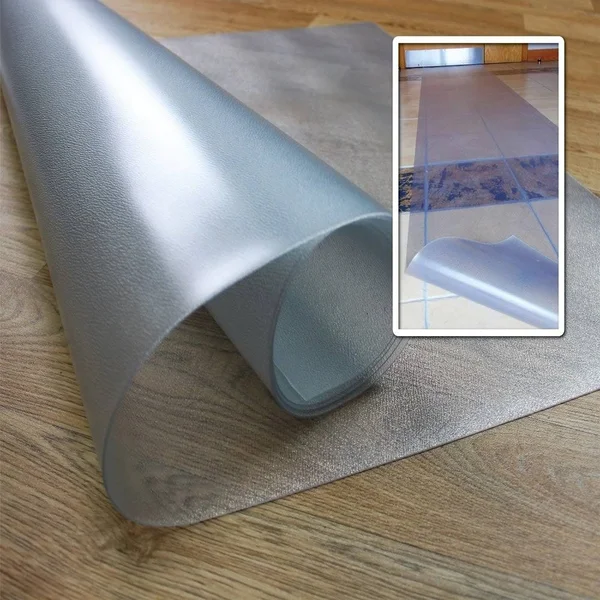 Floortex Long & Strong Floor Protector for Hard Floors (27x22 x 6ft)