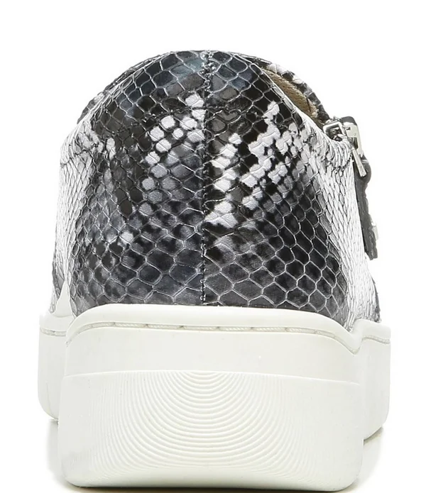 Naturalizer Hawthorn Sneakers - Blue Grey Snake Leather