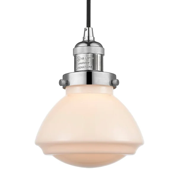 Innovations Lighting Olean 1 Light Mini Pendant 201C PN G321 (Nickel)