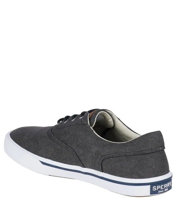 Sperry Men's Striper II CVO Salt Washed Sneaker - Black - 11