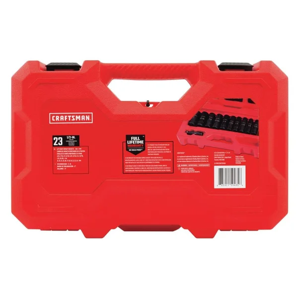 Craftsman Deep Impact Socket Set - 23 Piece