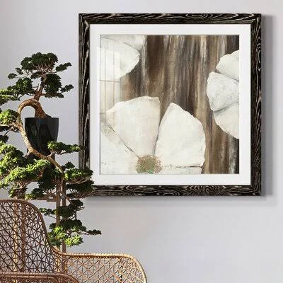 Aprilette Night Blooms I Night Blooms I - Picture Frame Print Red Barrel Studio Frame Color: Black Framed, Size: 24x22 H x 24x22