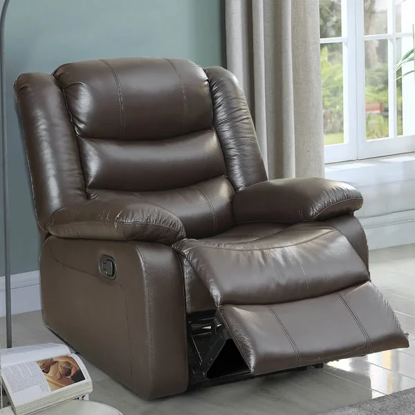 Recliner - Espresso Top Grain Leather Match