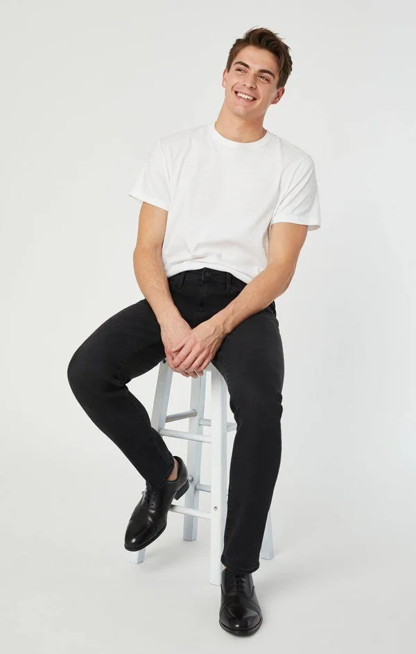Mavi Men's James Skinny in Smoke Supermove - Men's Jeans