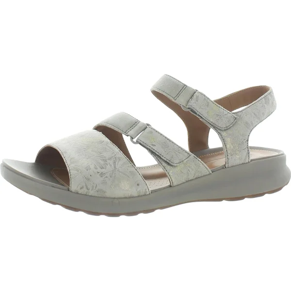 Women's Clarks Un Adorn Ease Sandal - 12 M, Taupe Metallic Leather