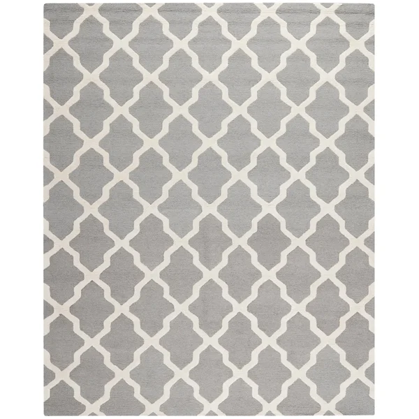Safavieh CAM121A Cambridge Area Rug - Light Blue, Ivory: 6-ft Round