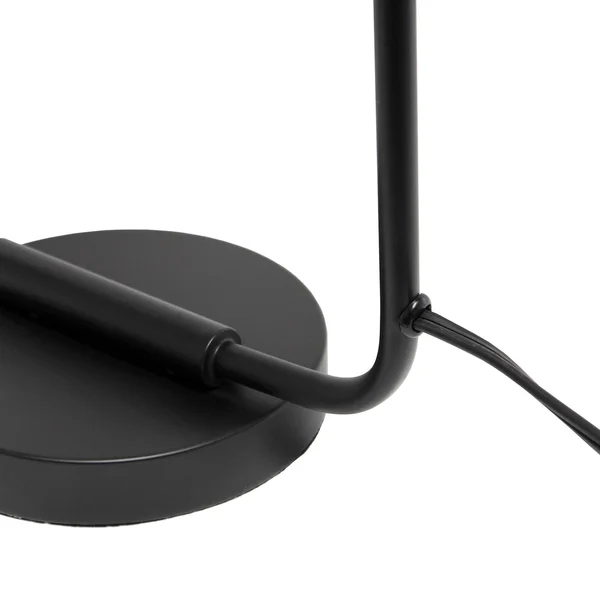 Lalia Home Industrial Mesh Desk Lamp - Matte Black