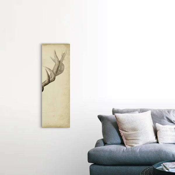 Triptych Elk III, Canvas Wall Art, 16x48, Great Big Canvas