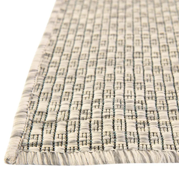 Outdoor Solid Light Gray 10x13 Large Area Rug Indoor Outdoor Rug