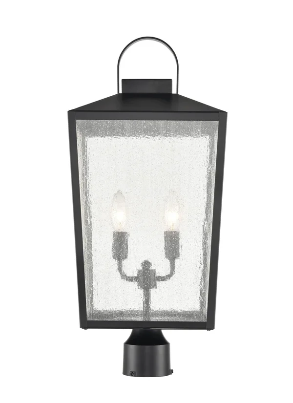 Millennium Lighting Outdoor Post Lantern, Powder Coat Black (2654-PBK)