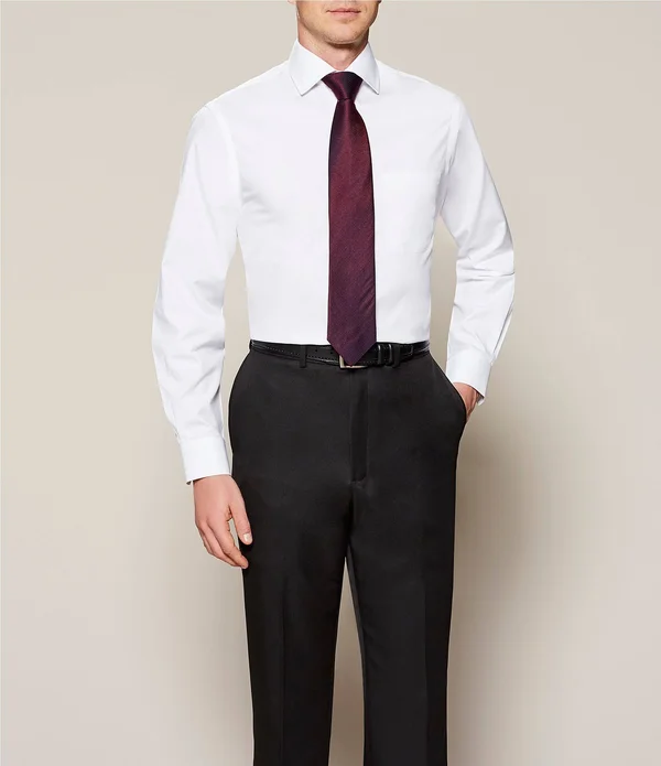 Roundtree Yorke TravelSmart Non-Iron Flat-Front Ultimate Comfort Microfiber Dress Pants, Mens, 40 29, Light Khaki - Dillard&s Ex