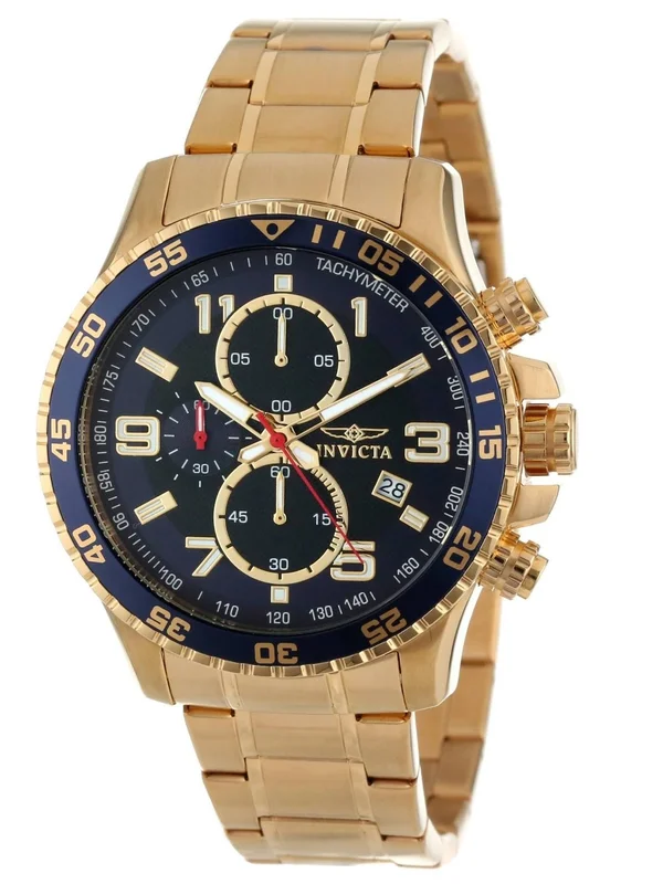 Invicta Men's 14878 Specialty Chronograph Gold Ion-Plated Watch