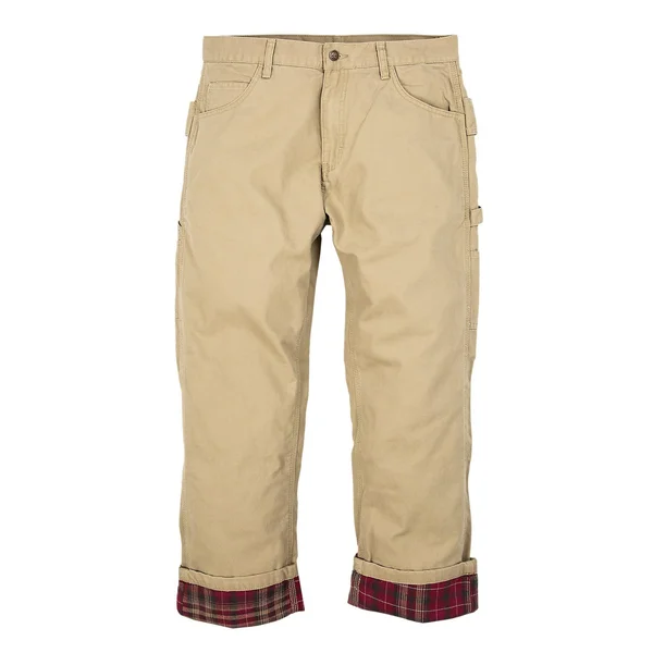 Berne Washed Duck Flannel Lined Carpenter Timber Khaki 34x34 - 34