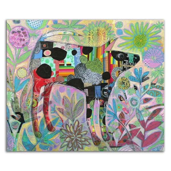 20x22 x 24x22 This Old Pup Has Always Been There for Me Print on Canvas