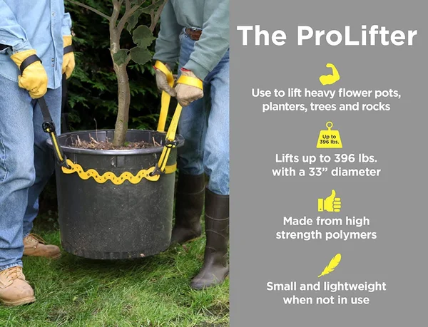 Potlifter Prolifter - 350 Pound Gardening and Heavy Lifting Tool, Ideal for