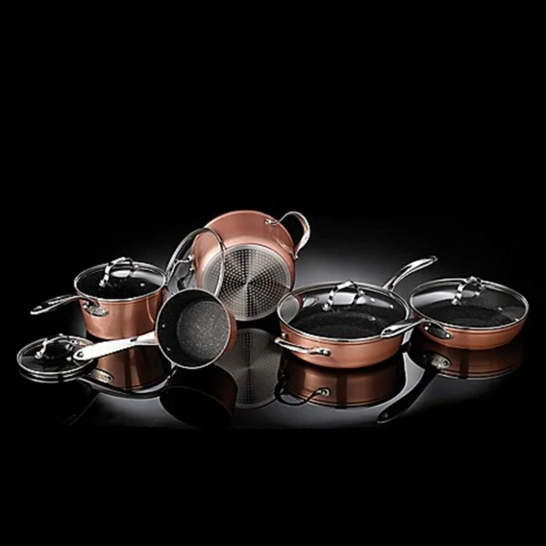 The Rock by Starfrit 10 Piece Copper Cookware Set