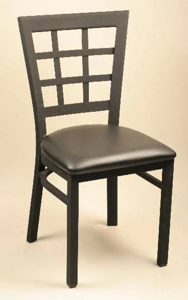 Alston Quality 210-24-W-Tan 24 in. H Lattice Back Counter Stool Walnut Frame
