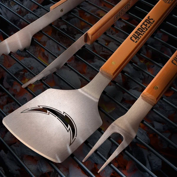 Los Angeles Chargers 3-Piece BBQ Set