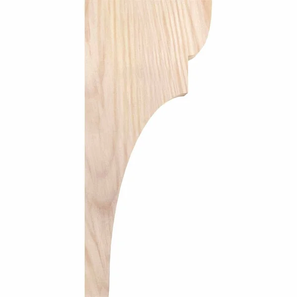 Ekena Millwork COR06X06X06YOR00SDF 5 1/2x22W x 6x22D x 6x22H Yorktown Smooth Corbel - Douglas Fir
