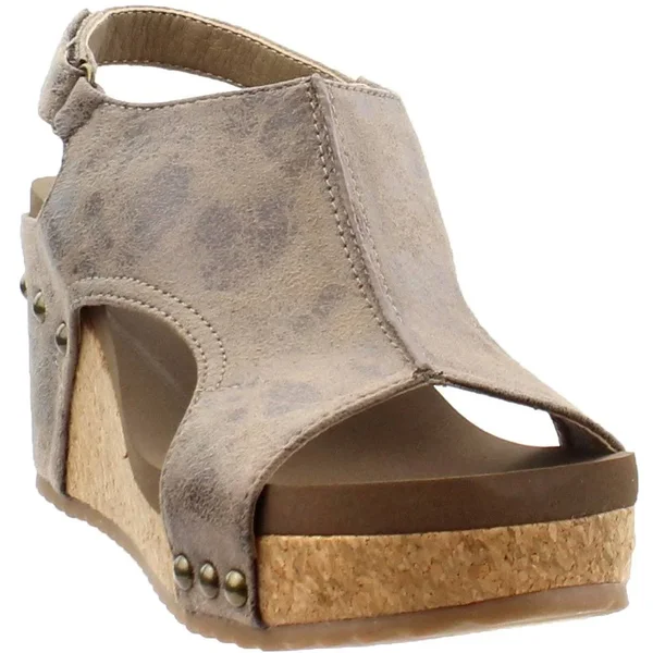 Corkys Brown Distressed Carley Sandal 11