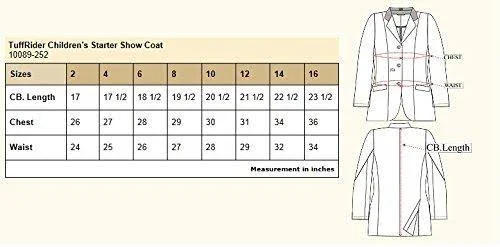 TuffRider Children's Starter Show Coat - 6, Navy
