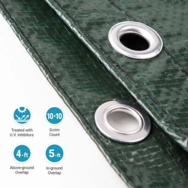 Arctic Armor Wc836-4 12-Year 21-ft x 41-ft Oval Above Ground Pool Winter Cover