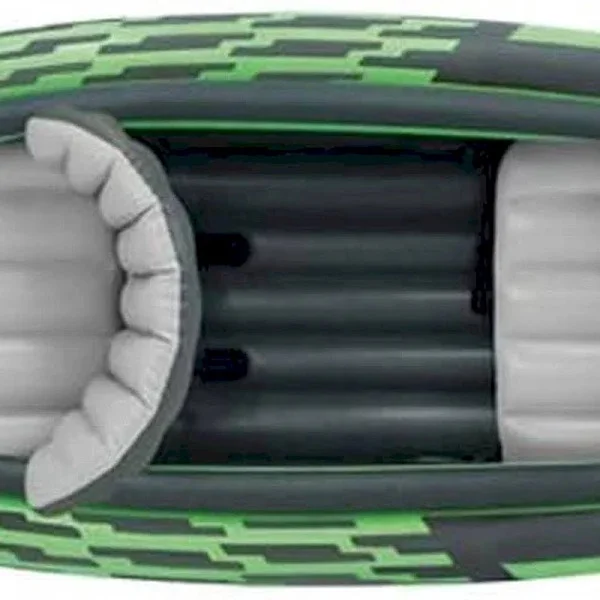 Intex Challenger 2 Kayak Inflatable Set with Aluminum Oars - Green