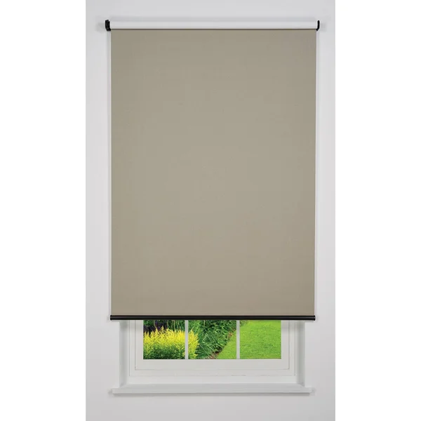 Linen Avenue Cordless Blackout Roller Shade - Taupe 20 W x 78 H