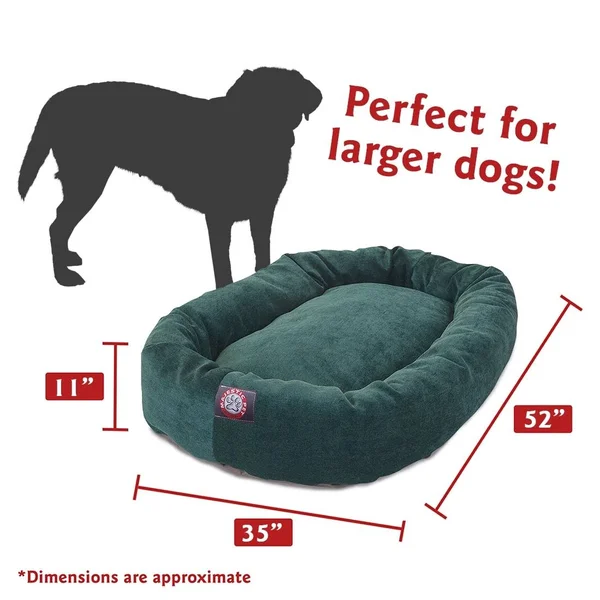 Majestic Pet Pearl Villa Bagel Pet Bed 52 inch