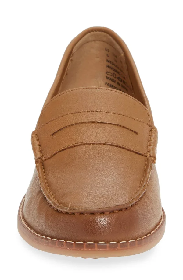 Women's Hush Puppies Wren Loafer Shoes - Wide Black Suede in Size 11