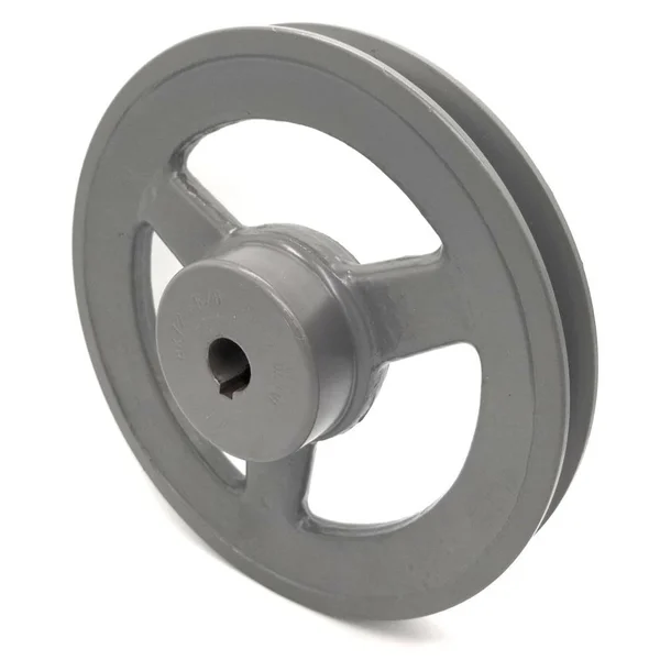 Phoenix Mfg. V-Groove Drive Pulley - 7&& Diameter, 5/8x22 Bore, Cast Iron