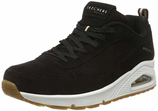 Skechers Women's Uno - Two for The Show Sneakers Black 8.0