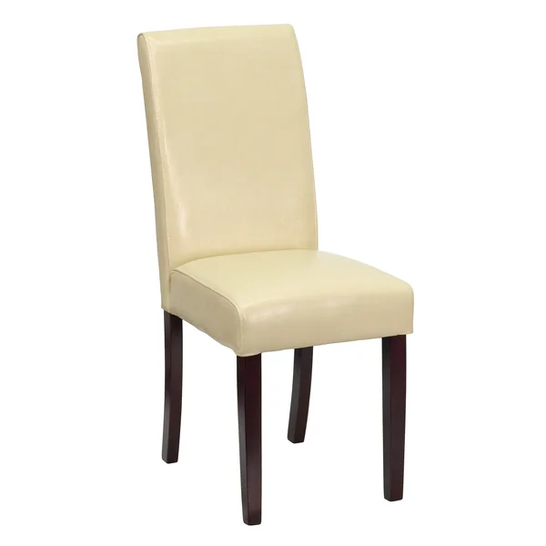 Lancaster Home 2 Pack LeatherSoft Parsons Chair Ivory - Beige
