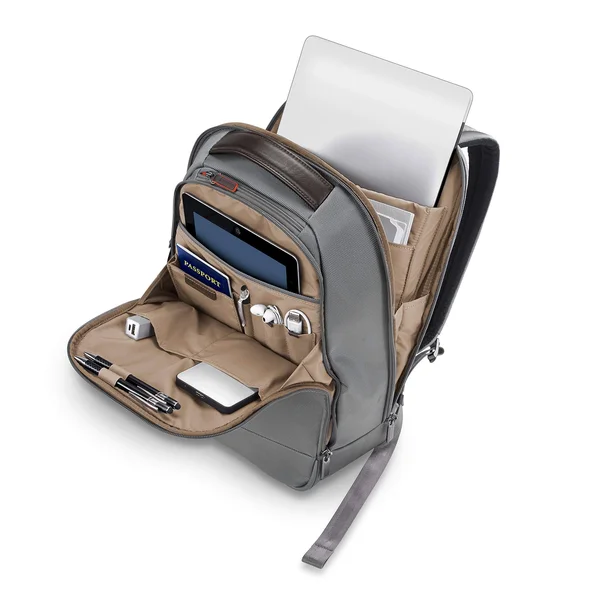 Briggs & Riley @Work Medium Slim Backpack (Grey)