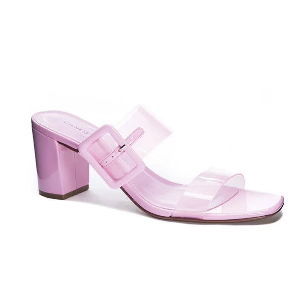 Chinese Laundry Yippy Block Heel Sandal - Pink - 11 M