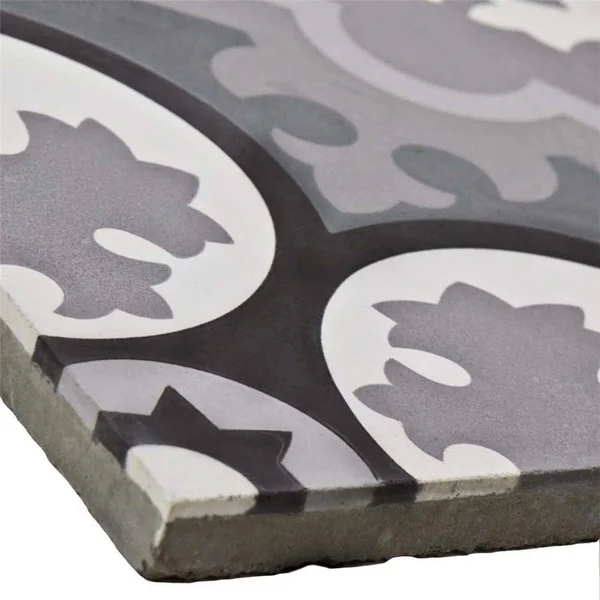 SomerTile FVBCQMST Cimento Cement Floor and Wall Tile, 7.875x22 x 7.875
