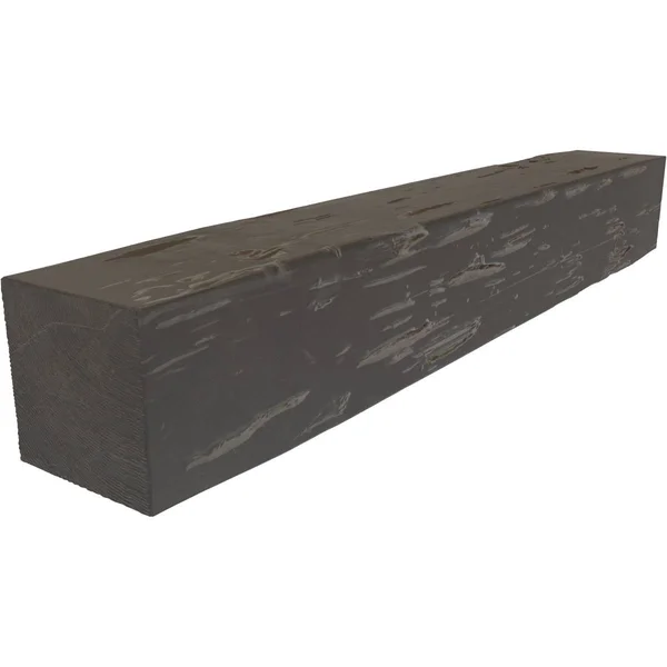 Ekena Millwork MANUPC04X04X72AC 4x22H x 4x22D x 72x22W Pecky Cypress Faux Wood Fireplace Mantel - Aged Cedar
