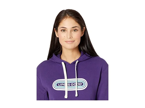 Life Is Good Women's Lig Pill Simply True Hoodie - Deep Purple