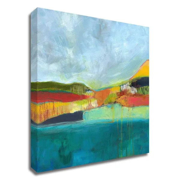 32x22 x 24x22 View Across The Bay by Jan Weiss Print on Canvas