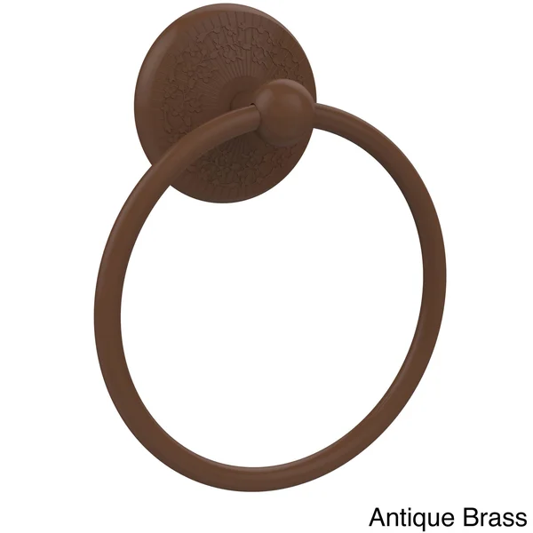 Allied Brass MC-16 Monte Carlo Collection Towel Ring, Polished Chrome