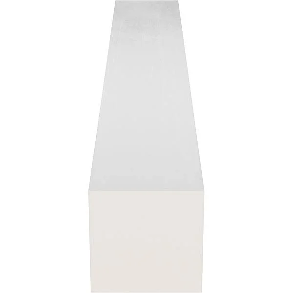 Ekena Millwork MANUSM06X10X48UN 6x22H x 10x22D x 48x22W Smooth Faux Wood Fireplace Mantel, Factory Prepped, Ready for Paint