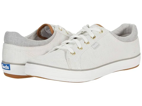 Keds Center II Subtle Stripe Women's Sneakers - Size: 7.5, Grey