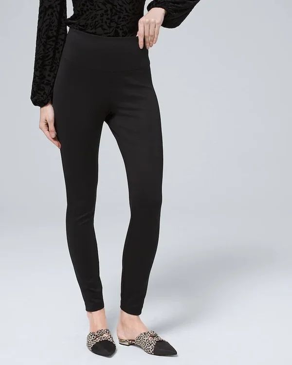 Women's Scuba Knit Whbm Runway Leggings by White House Black Market, Black