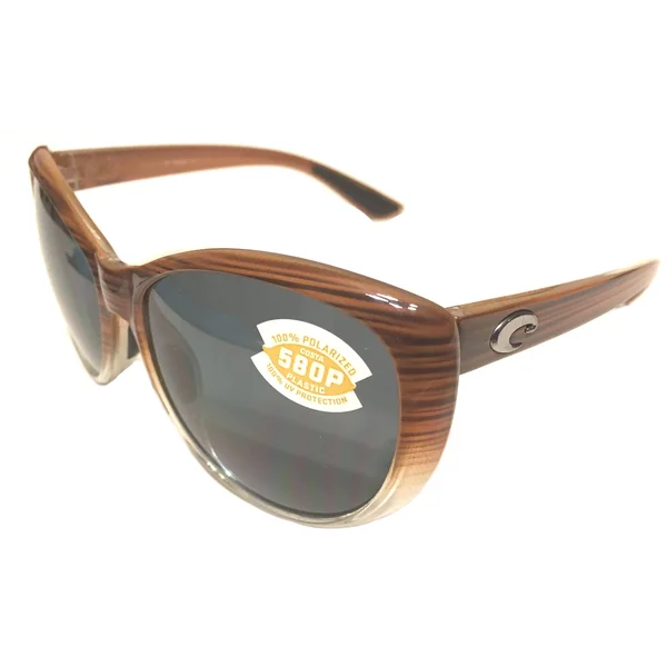 Costa Del Mar La Mar Sunglasses Wood Fade Gray 580P Lens