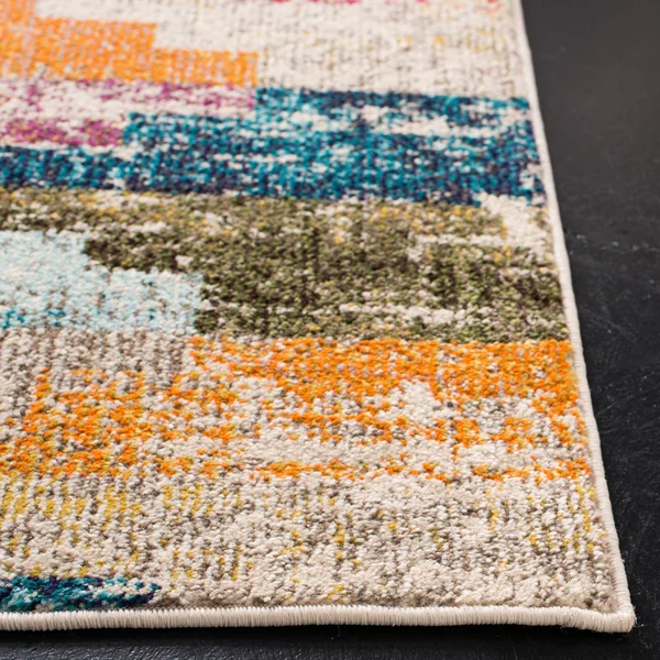 Safavieh Madison 400 Rug Collection MAD417C - Ivory, Multi - 8& x 10&
