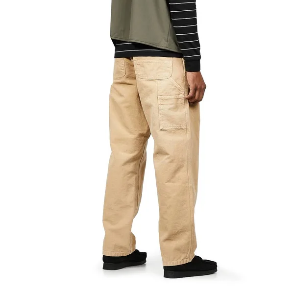 Carhartt WIP Single Knee Pant Dearborn Canvas - 12 oz - Dusty H Brown Worn Canvas - 38/34 - Men