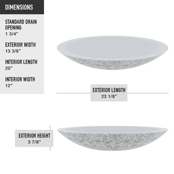 Vigo Cast Stone Bathroom Vessel Sink and Gotham Faucet in Chrome - Ash