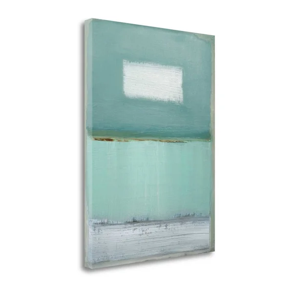 Tangletown Fine Art Azure Blue I by Caroline Gold - Giclee Print on Gallery Wrap Canvas, 35x22x47x22